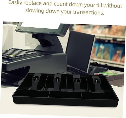 Miniatura 3 de STOBOK 4 3 Almacenamiento de facturas de cajero de monedas Cajón de monedas de colección de monedas y reemplazo con mercado doméstico para bandeja