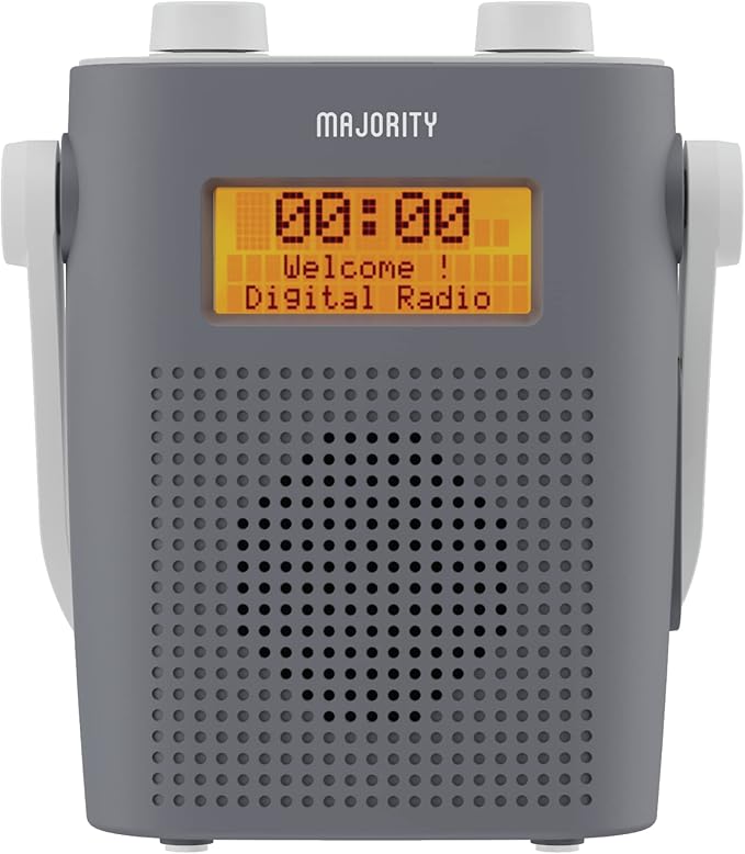 Waterproof DAB Radio with Bluetooth Portable IPX5 Shower DAB, DAB+