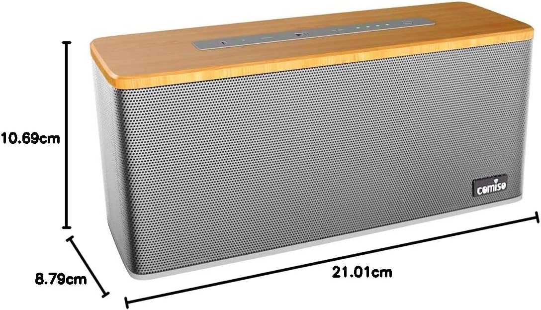 COMISO 30W Bluetooth Speaker with Superior Sound & Bass,12h Playtime DSP Technology Interconnect Function,for iPhone,Samsung,Huawei and more