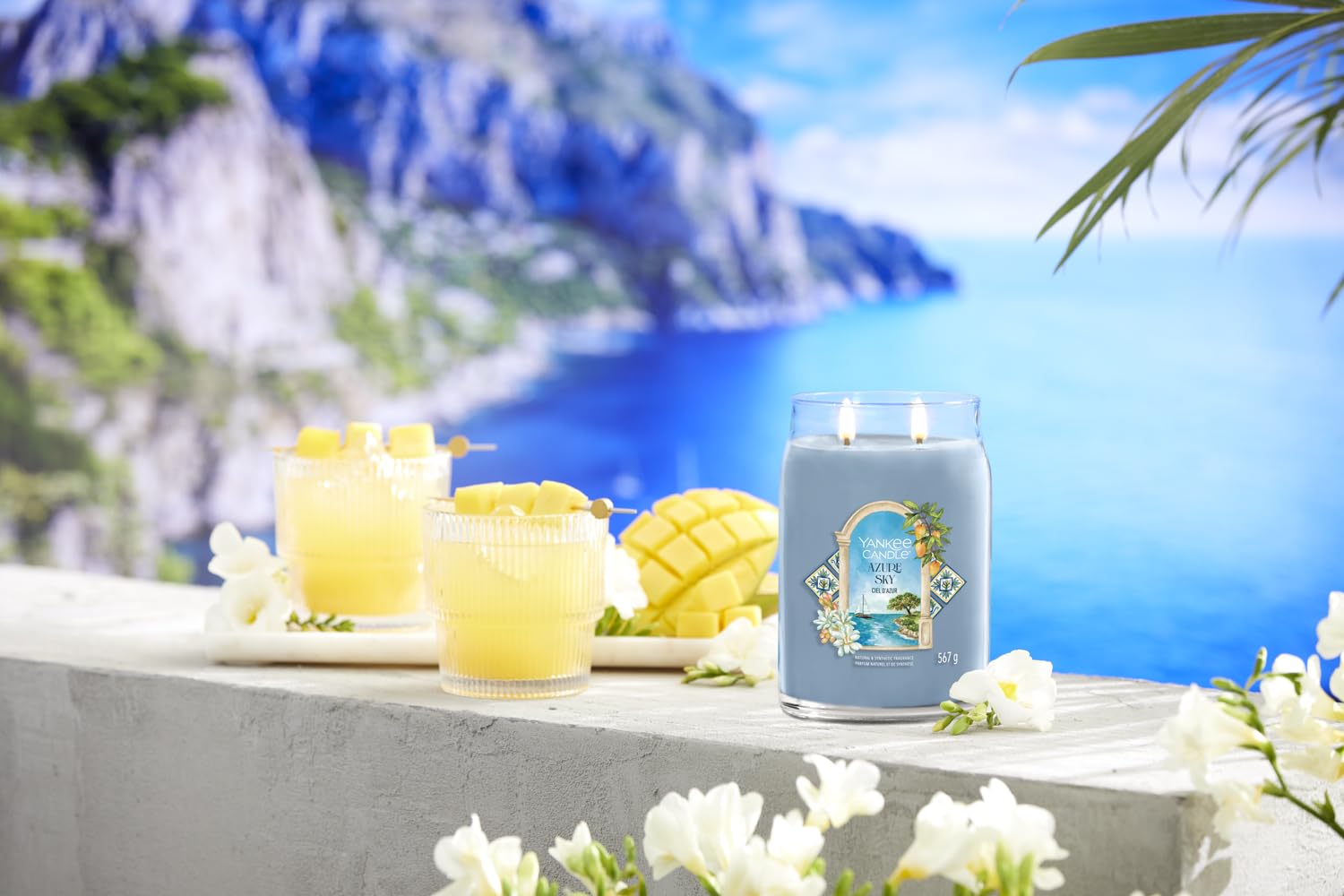 Yankee Candle, Große Duftkerze Azure Sky 567 g