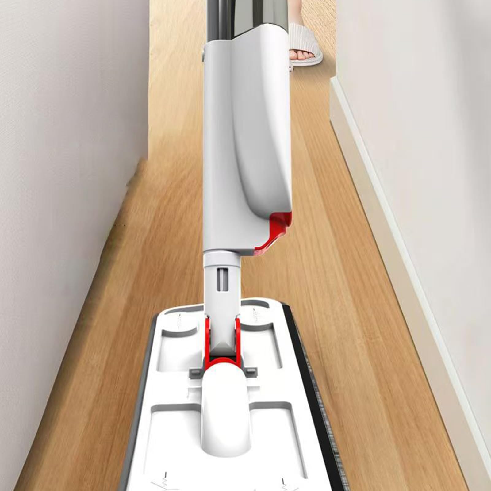 Mopa con Pulverizador Rotación de Alta precisión, con Amplia Cobertura y | Limpiador Multifuncional Para Suelos para Baño, Garaje, Salón, Apartamento y Dormitorio