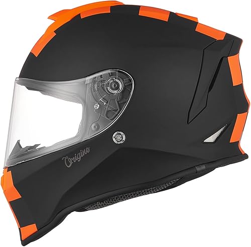 Miniatura 2 de ORIGINE Casco de motocicleta de cara completa On Road, aprobado por DOT