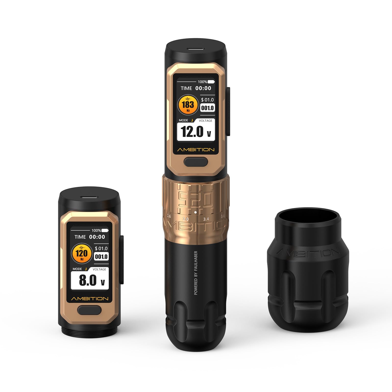 Amazon | Ambition Soldier Pro 520 タトゥーガン ワイヤレス