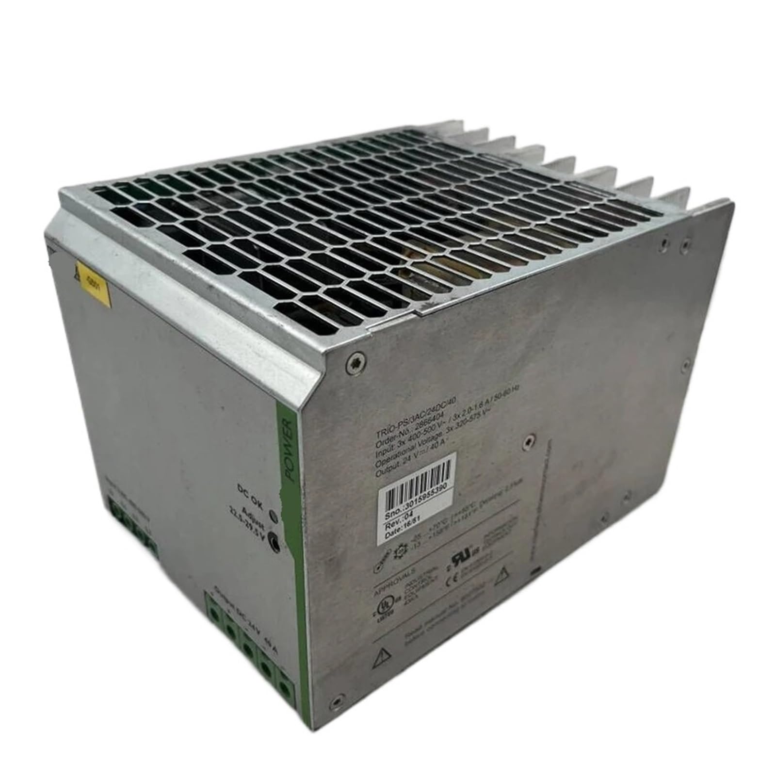 CLBSWYEJK TRIO-PS/3AC/24DC/40 Power Supply 2866404