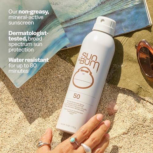 Image of Sun Bum Mineral SPF 50 Sunscreen Body Spray - 6 oz