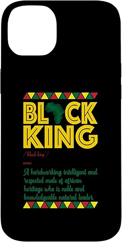 Miniatura 37 de iPhone 13 Pro Max Black King Black Pride African American Black History Case