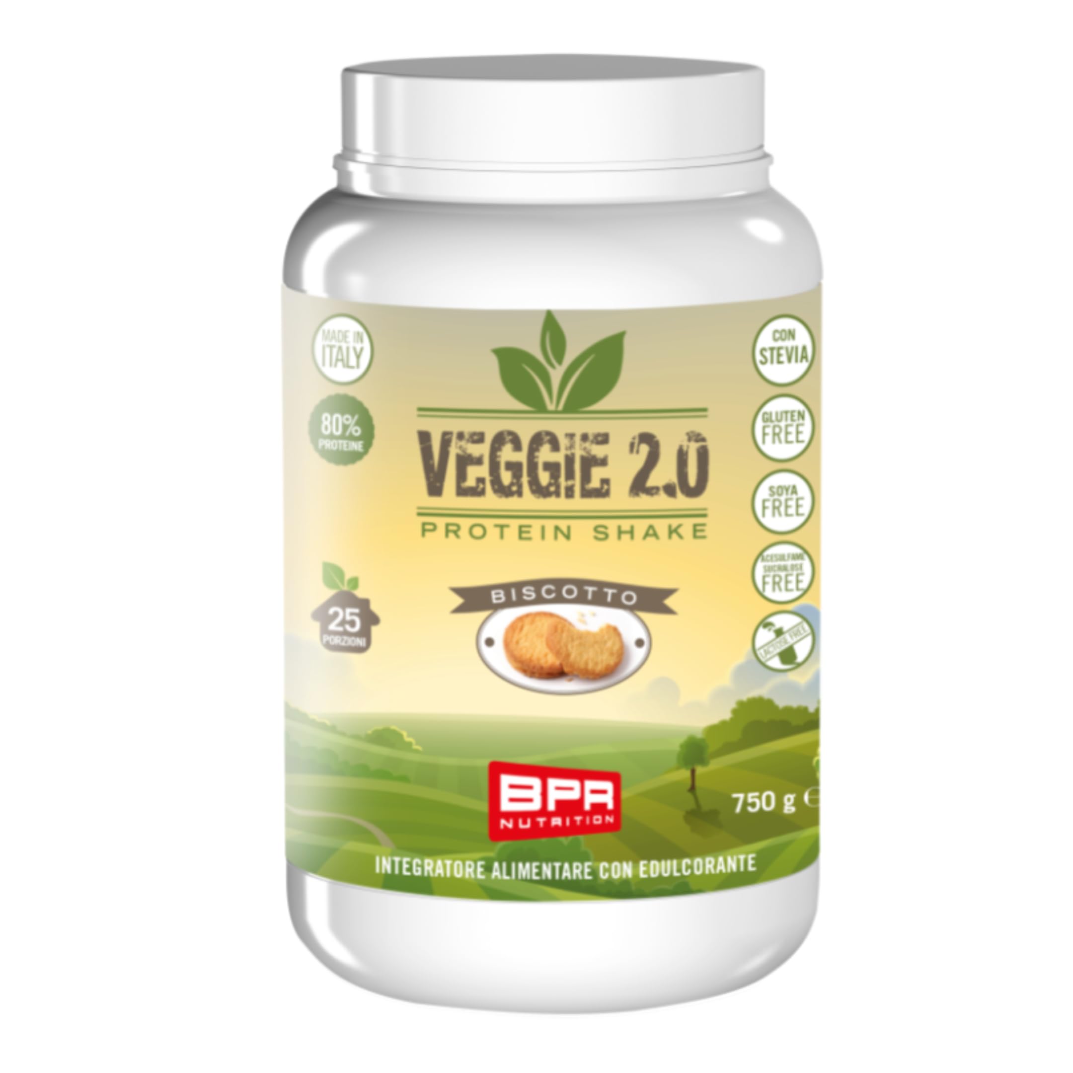 BPR NUTRITION VEGGIE 2.0 PROTEIN SHAKE 750 GR Biscotto