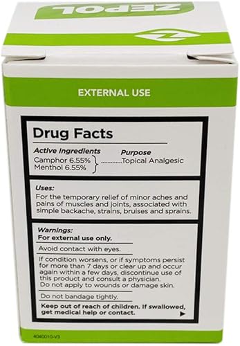 Miniatura 3 de Zepol Original. Ungüento tópico para músculos, articulaciones, dolor de espalda, esguinces y distensiones. 1 oz. Paquete de 2