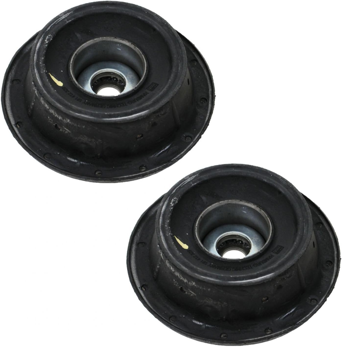 TRQ Front Upper Strut Mount with Bearing Compatible with 1990-1992 Volkswagen Corrado 1985-1996 Golf 1985-1997 Jetta 1990-1996 Passat
