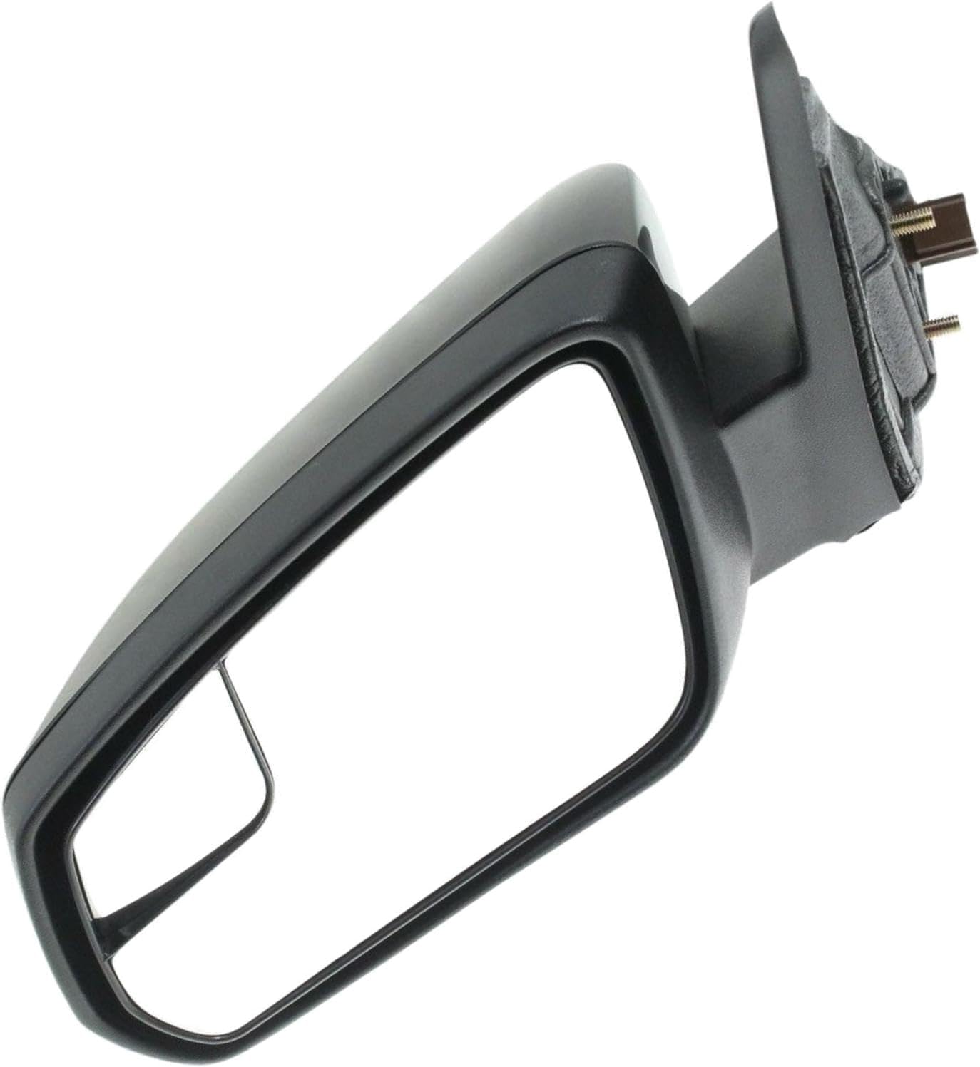 Left Side Power Non-Heated Blind Spot Paintable Black Textured Rearview Assembly Pair Set Door Mirror Compatible with Ford Compatible with Mustang 2011-2012