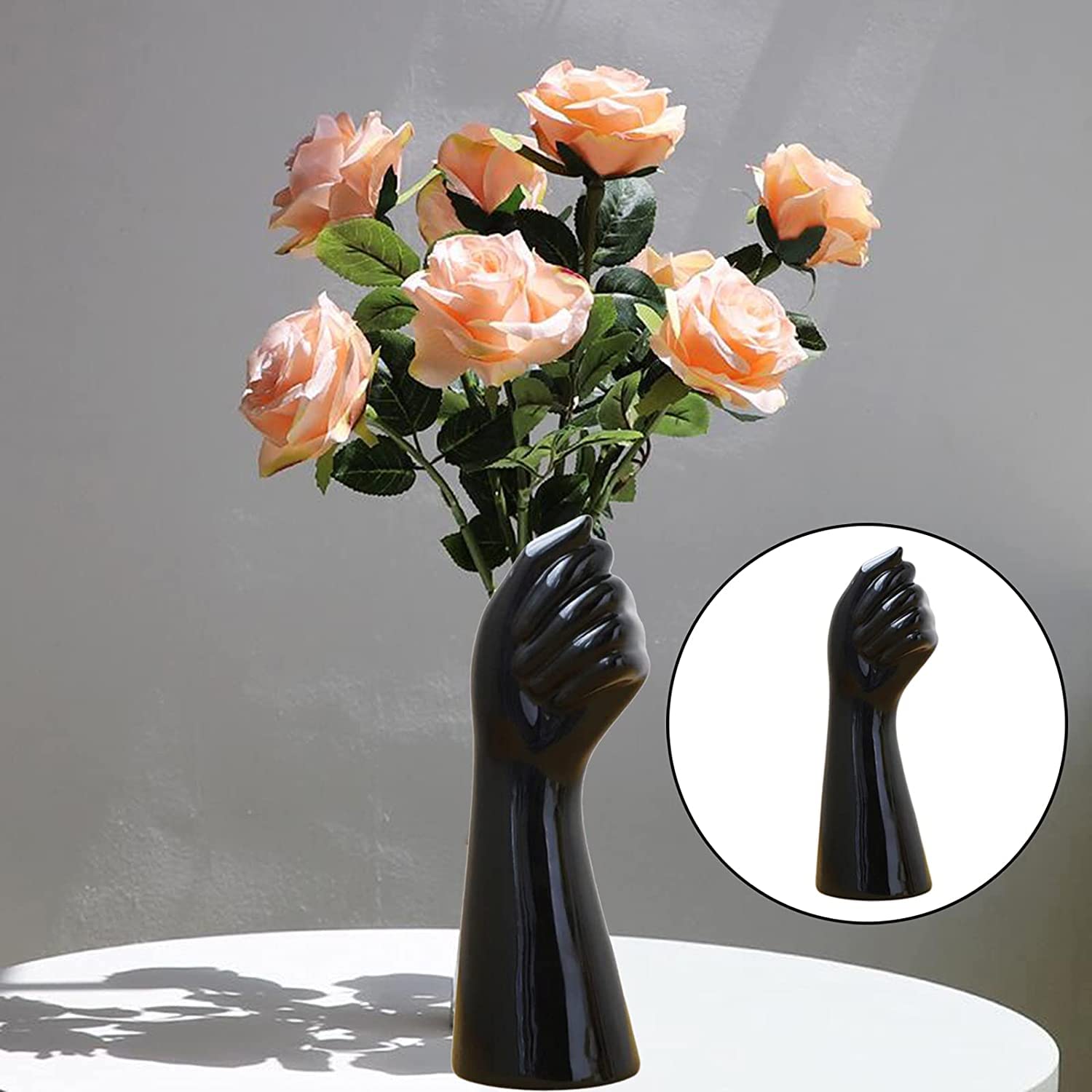 Amazon.com: Human Hand Flower Vase, Art Body Arm Ceramic Sculpture