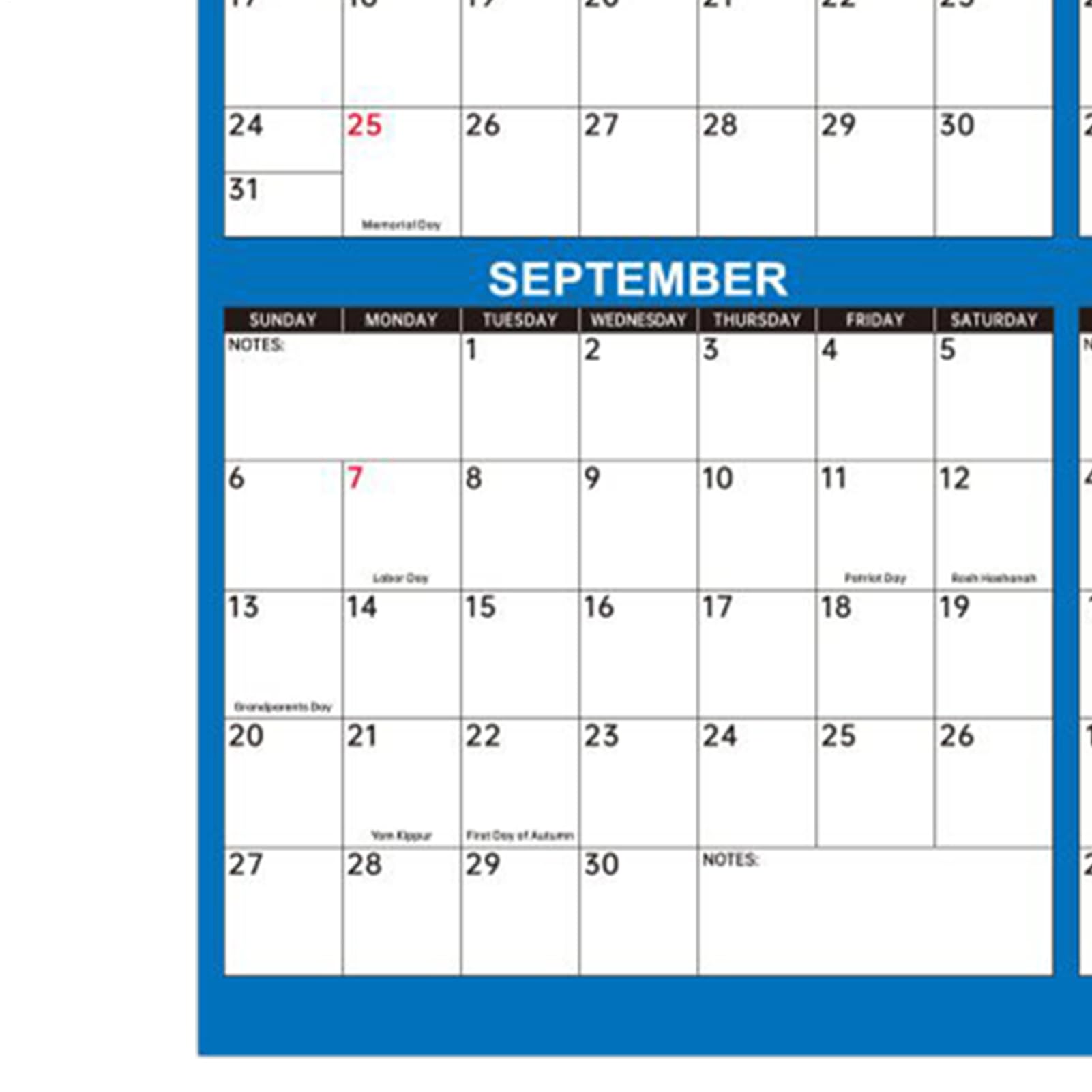 Calendario Grande de Pared Planificador Para El Seguimiento De Agenda Y | Calendario de Pared de Año Completo Para Sala, Dormitorio, Estudio, Residencia, Estudiantes, Adultos, Profesores