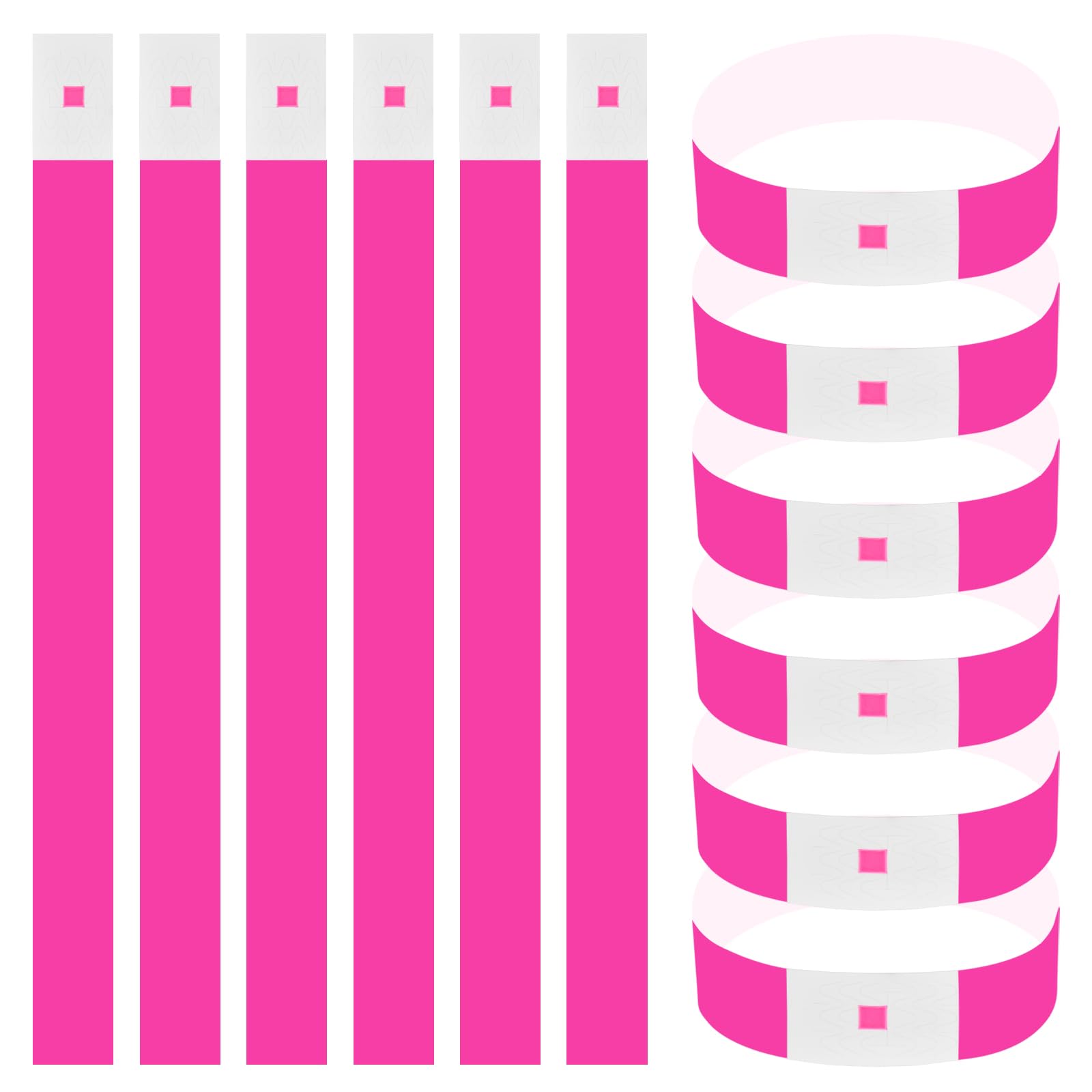 600 Braccialetti Identificativi Per Eventi - Carta DuPont, Impermeabili, 6 Colori, 25x2cm - Foto 11