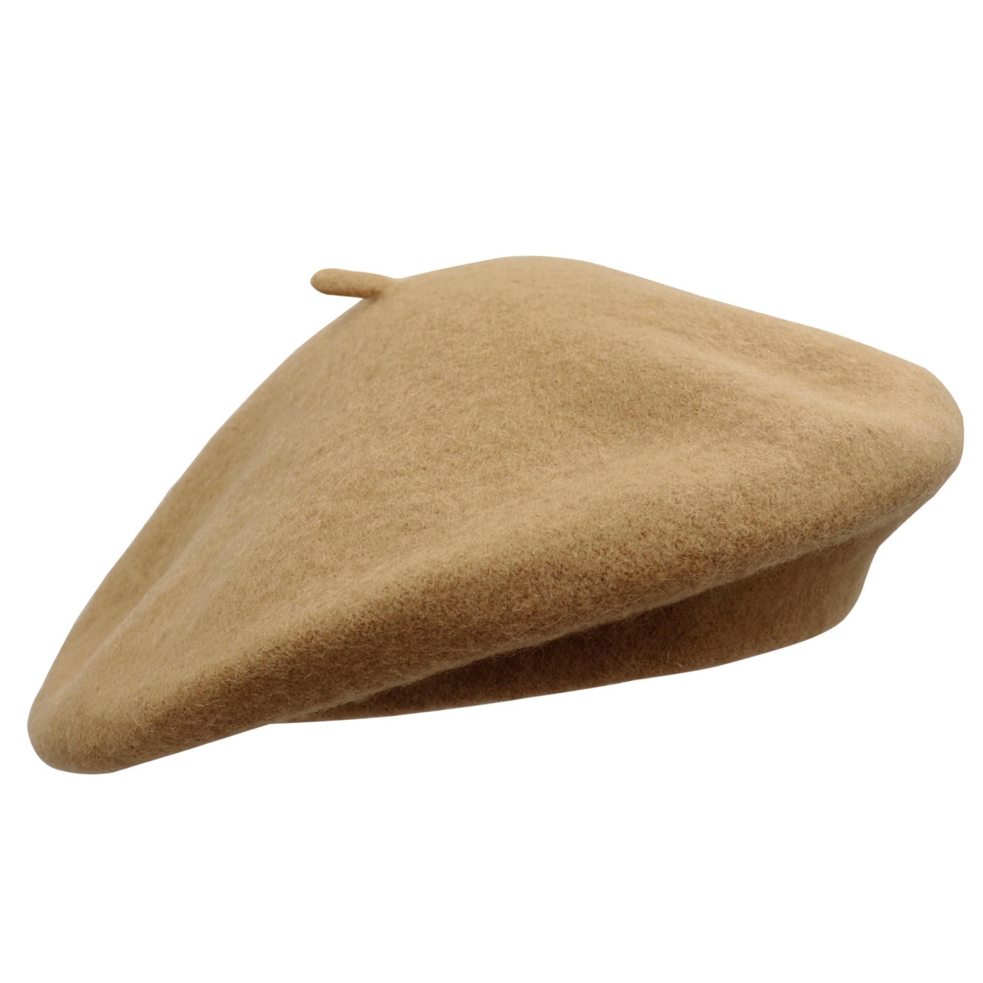 Umeepar Wool French Beret Hat Solid Color Winter Hat for Women