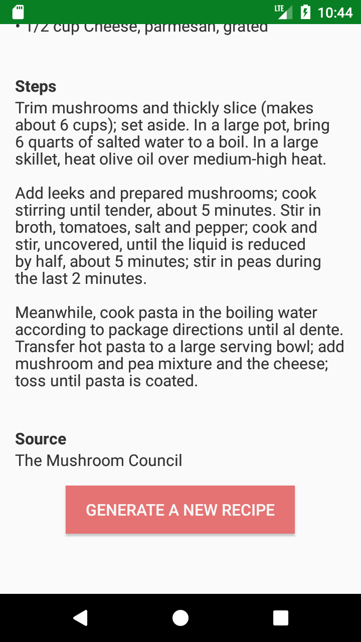 WhatMeal?! Random Recipes & Meals Free - App on Amazon Appstore