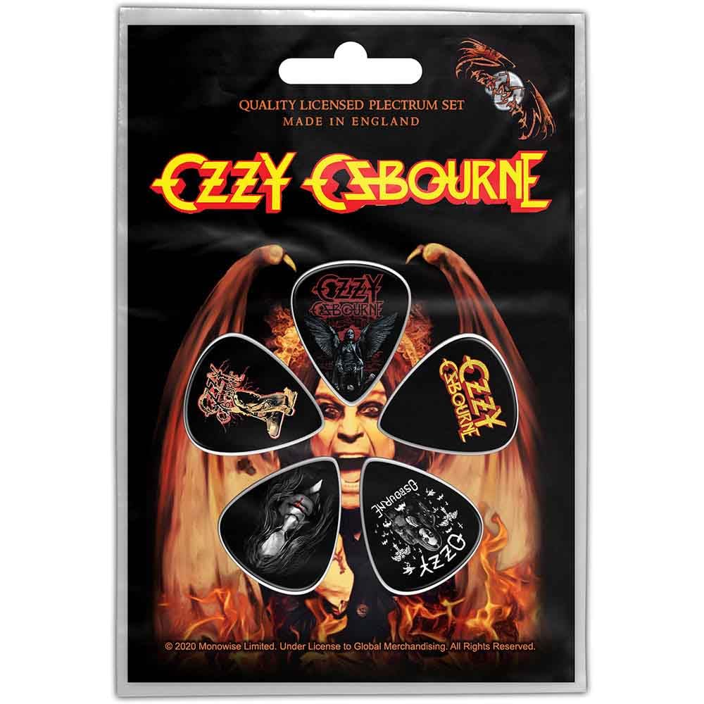 ギター　ピック　ozzy osbourne blasko Amazon.com: Ozzy Osbourne Guitar Picks Ordinary Man Official Black