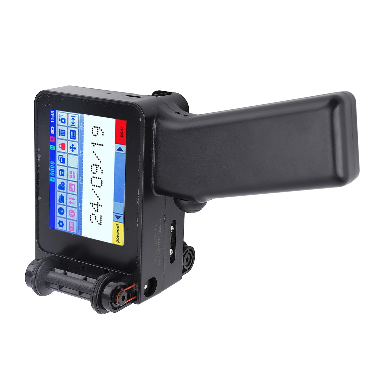 Jeffergarden Stampante a Getto d'inchiostro Portatile, Tecnologia a Getto d'inchiostro Portatile per Stampa Multi-Superficie, Precisione 600 DPI per Codici a Barre e Codici QR, Ideale per