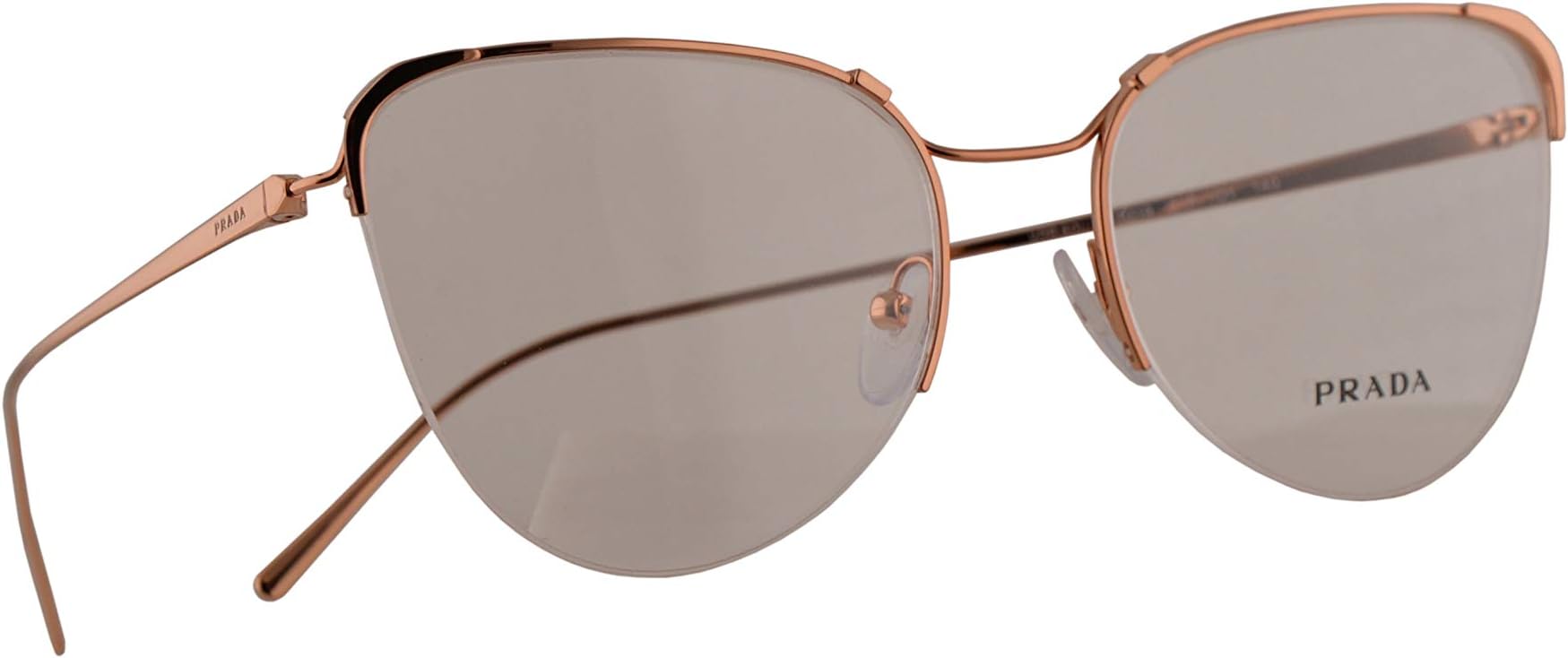 Prada VPR 60U Eyeglasses 53-19-140 Rose Gold w/Demo Clear Lens SVF1O1 PR 60UV PR60UV VPR60U