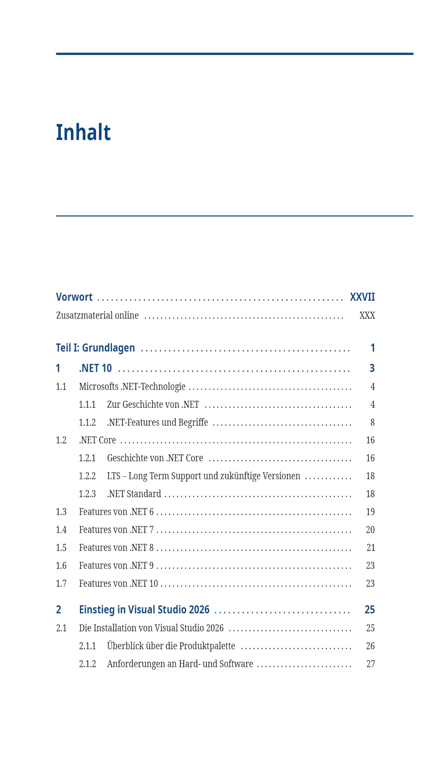 C# und .NET 10 – Grundlagen, Profiwissen und Rezepte