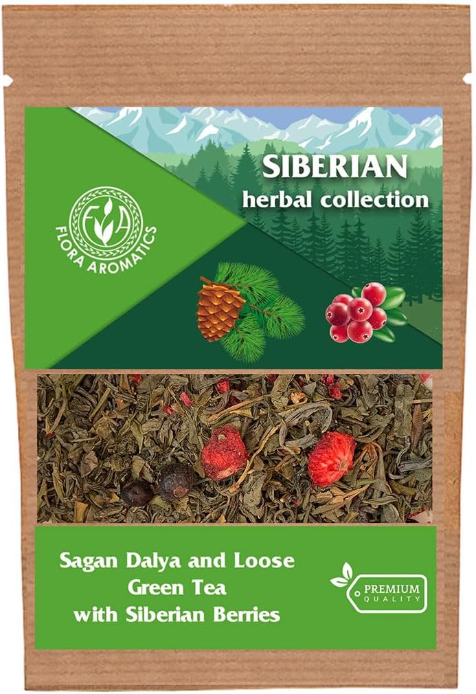 Sagan Dalya and Loose Green Tea with Siberian Berries 40g