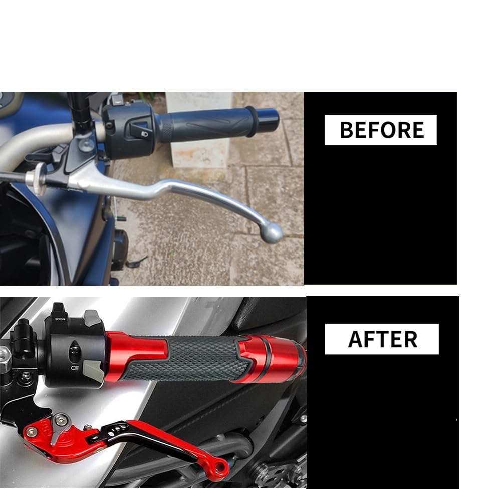 Yamaha R6 Levier Frein Et Embrayage Pliable CNC Pour YZF R1 2004-2014 / YZF R6 2005-2016 - Noir - Réglable Yamaha Yzf R6 2002