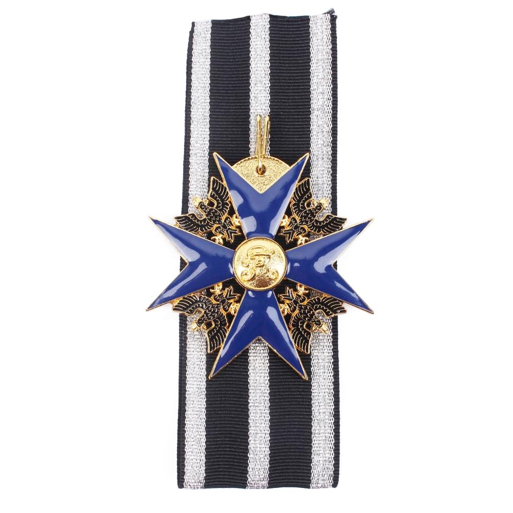 Prussian Order of the Black Eagle Medal – Gilded Imperial German Historical Decoration replica