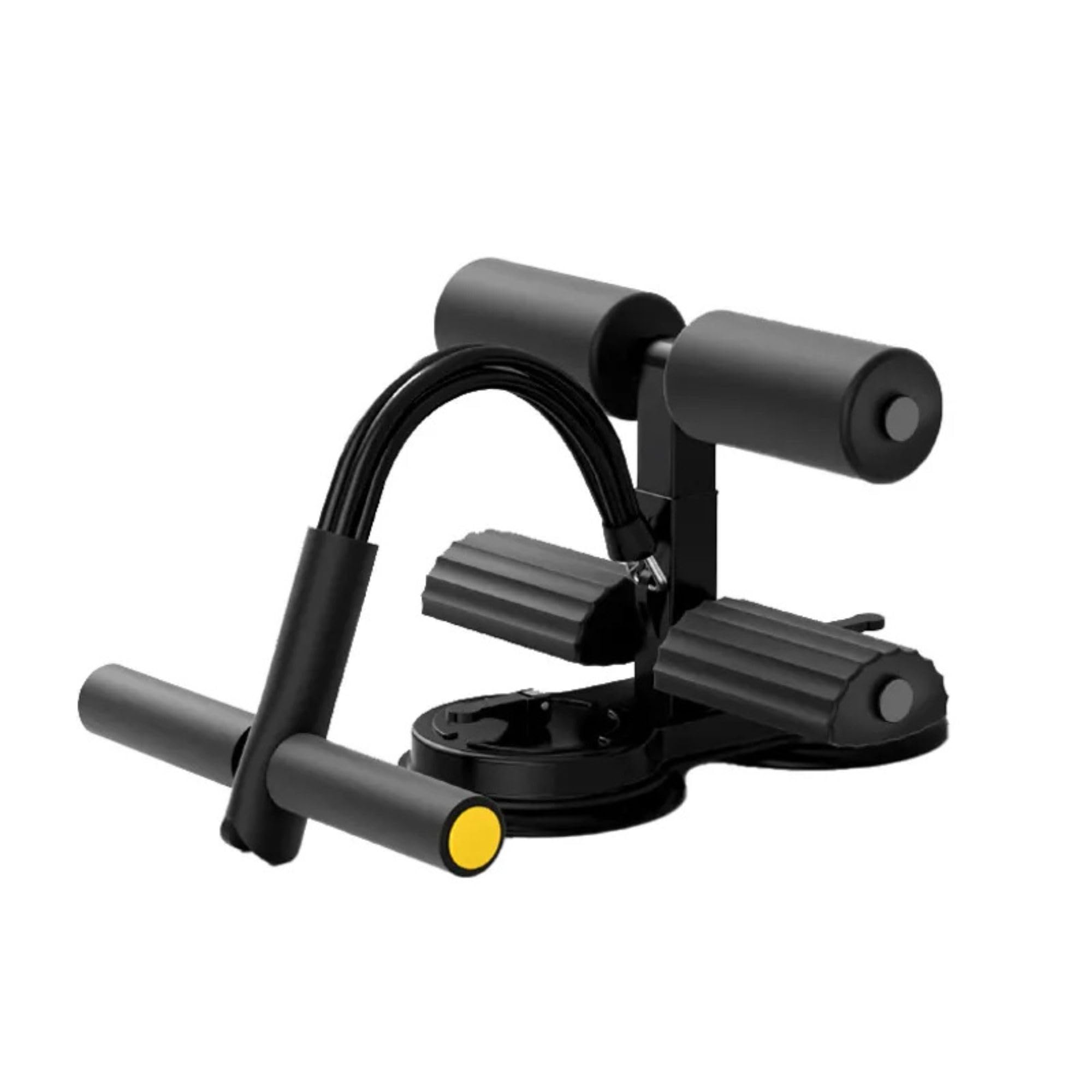 Sit Up Bar Foot Holder - Sit Up Assist | Abdominal Exercise Equipment | Situp Bar With Resistance Band With Suction Cups | Non-Slip Workout Equipment For Core Strength Training Fitness Planks Thigh-image-28