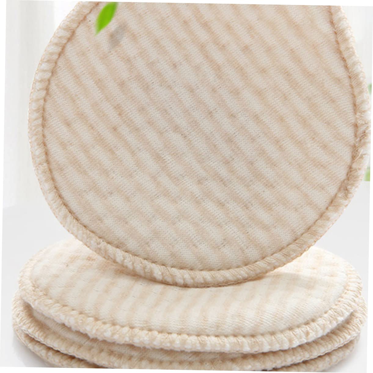 FAVOMOTO Cotton Nursing Pads 12 Pack Breastfeeding Pads for Leaking Reusable Nursing Pad Postpartum Breast Pads Anti Galactorrhea