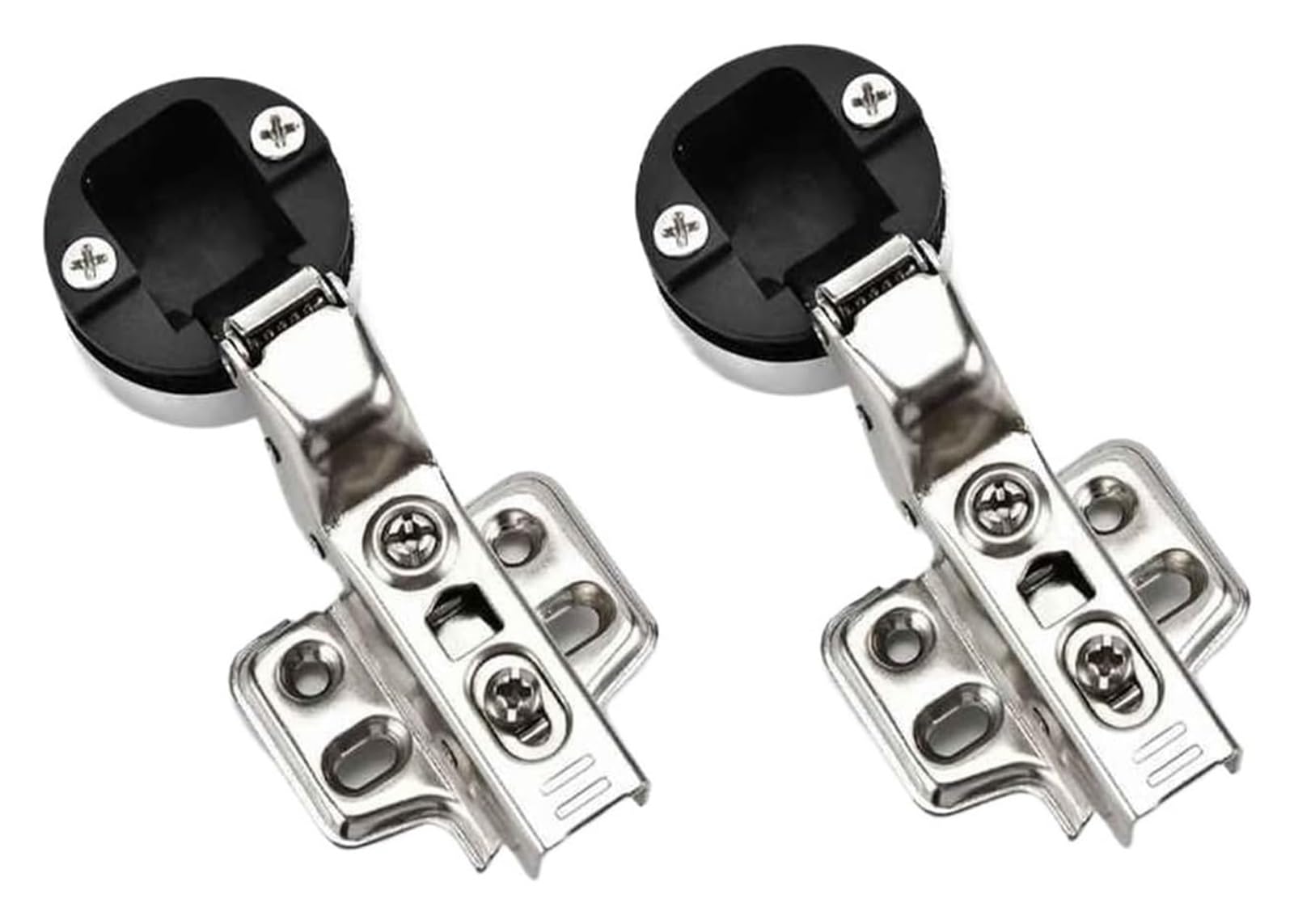 Door and Window Hinges,2Pcs Glass Door Hinge 32 * 84mm No Hole Cabinet Hinge Clip Furniture Interior Connector Display Wine Cupboard Window Accessories(Big Bend)