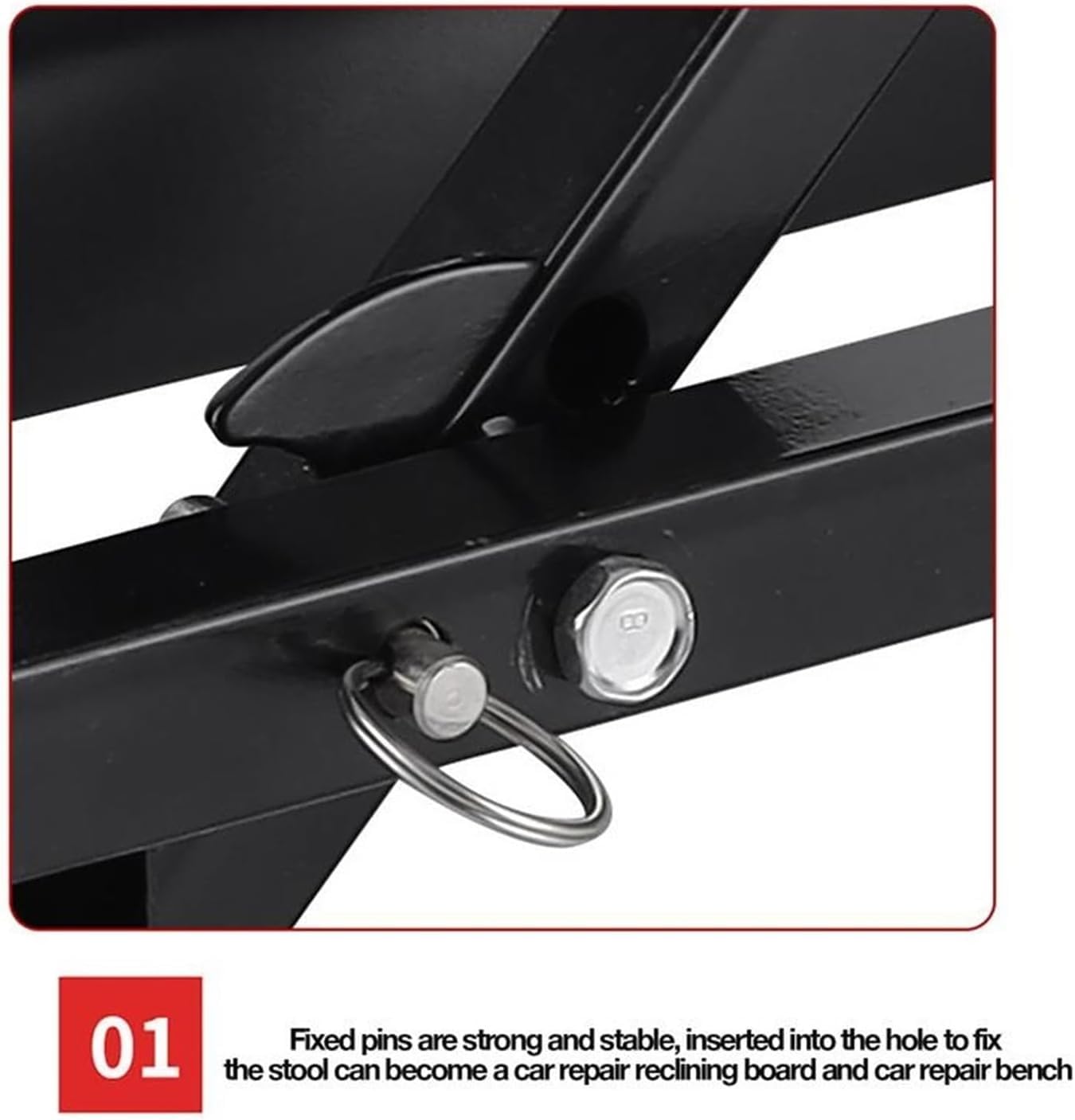 Banco da lavoro pieghevole for manutenzione auto da 36 pollici(Black)