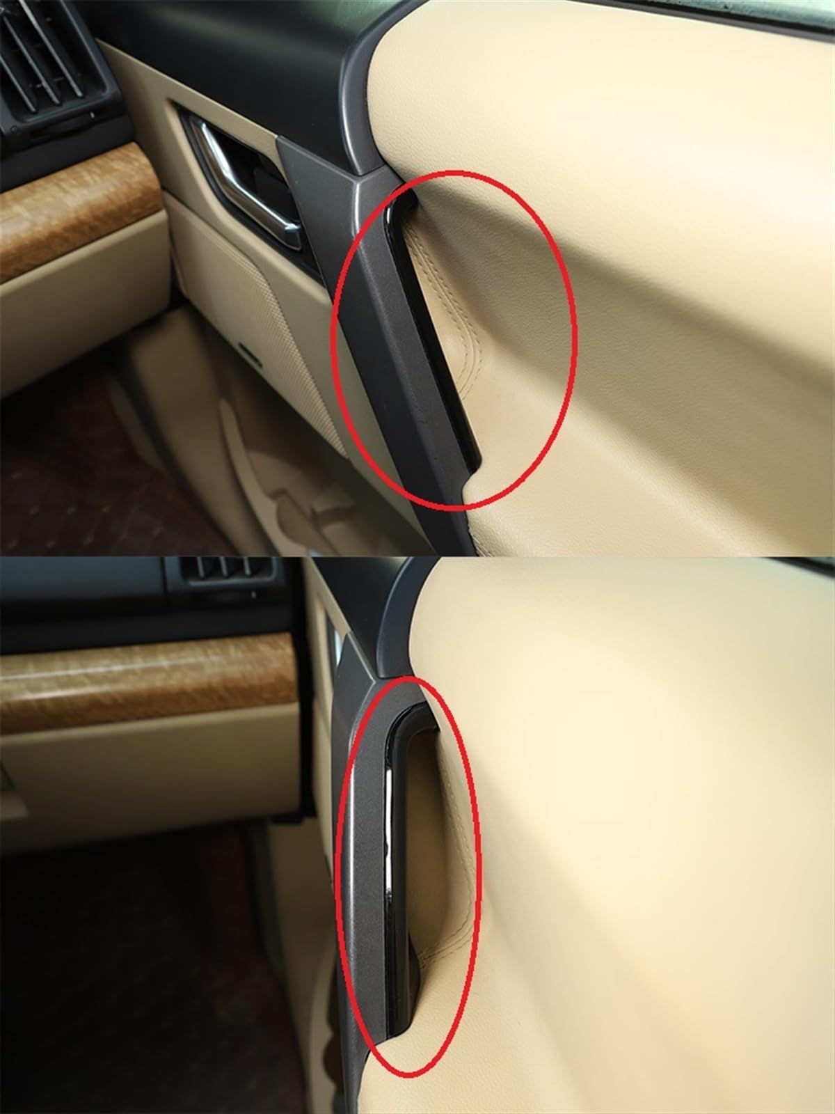 Komponenten 4 Stück ABS Schwarz Innentürgriff Pull Schutzhülle Dekorativer Aufkleber Für Land Rover Für Freelander 2 2007-2015