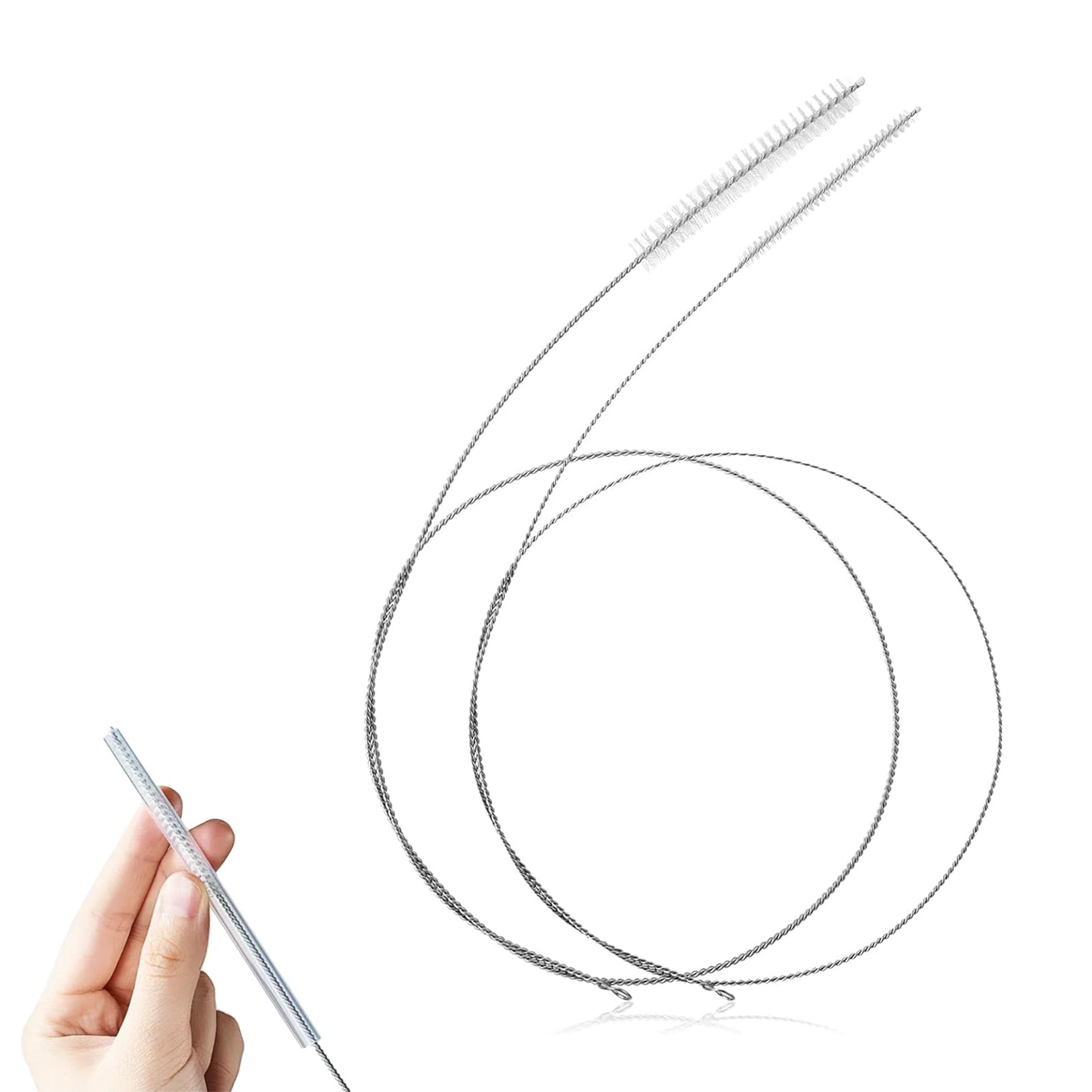 Cepillos de limpieza flexibles de acero inoxidable 100 cm para tuberías