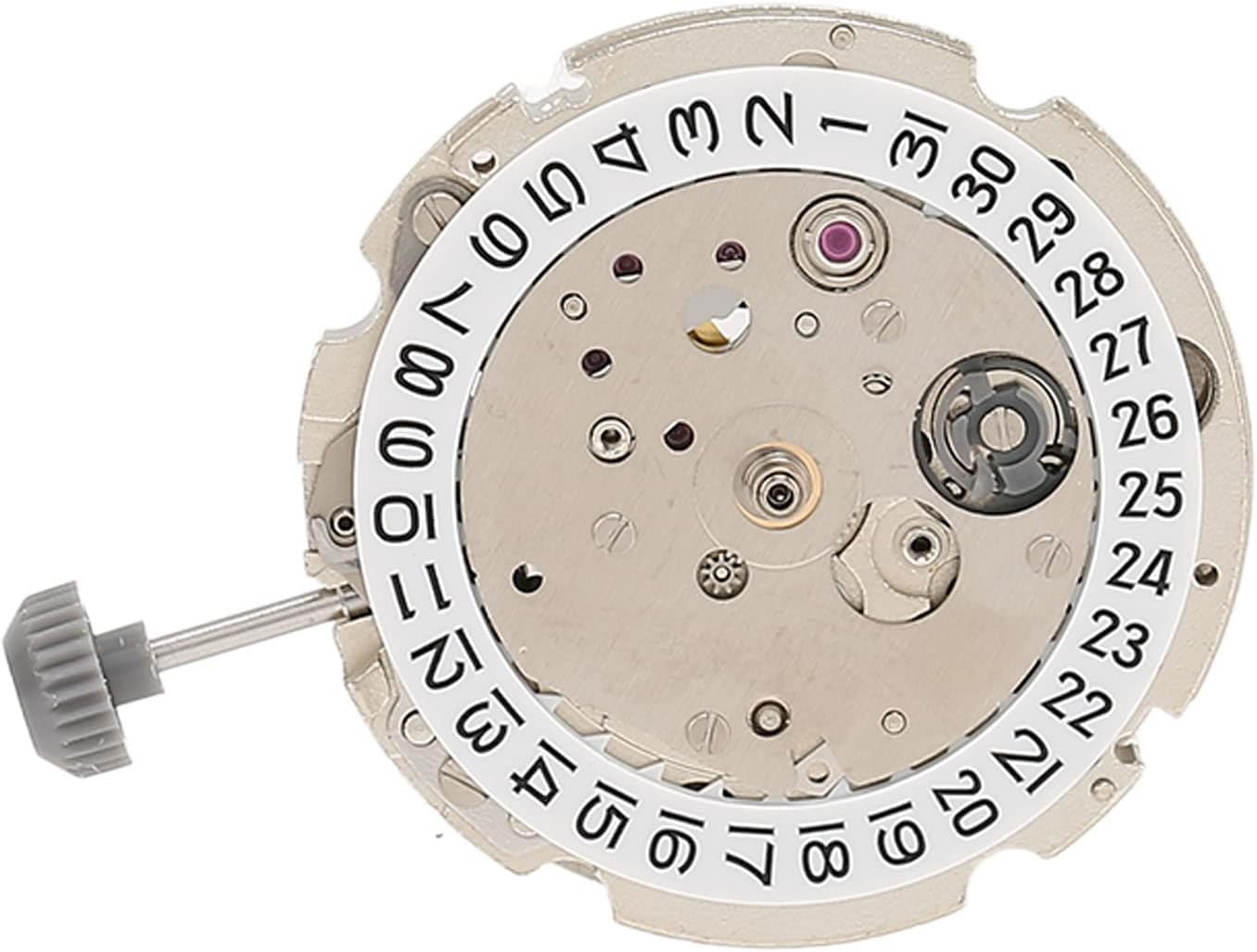 Movimiento Automático 8200 con Fecha, Tija y Anillo para Reloj