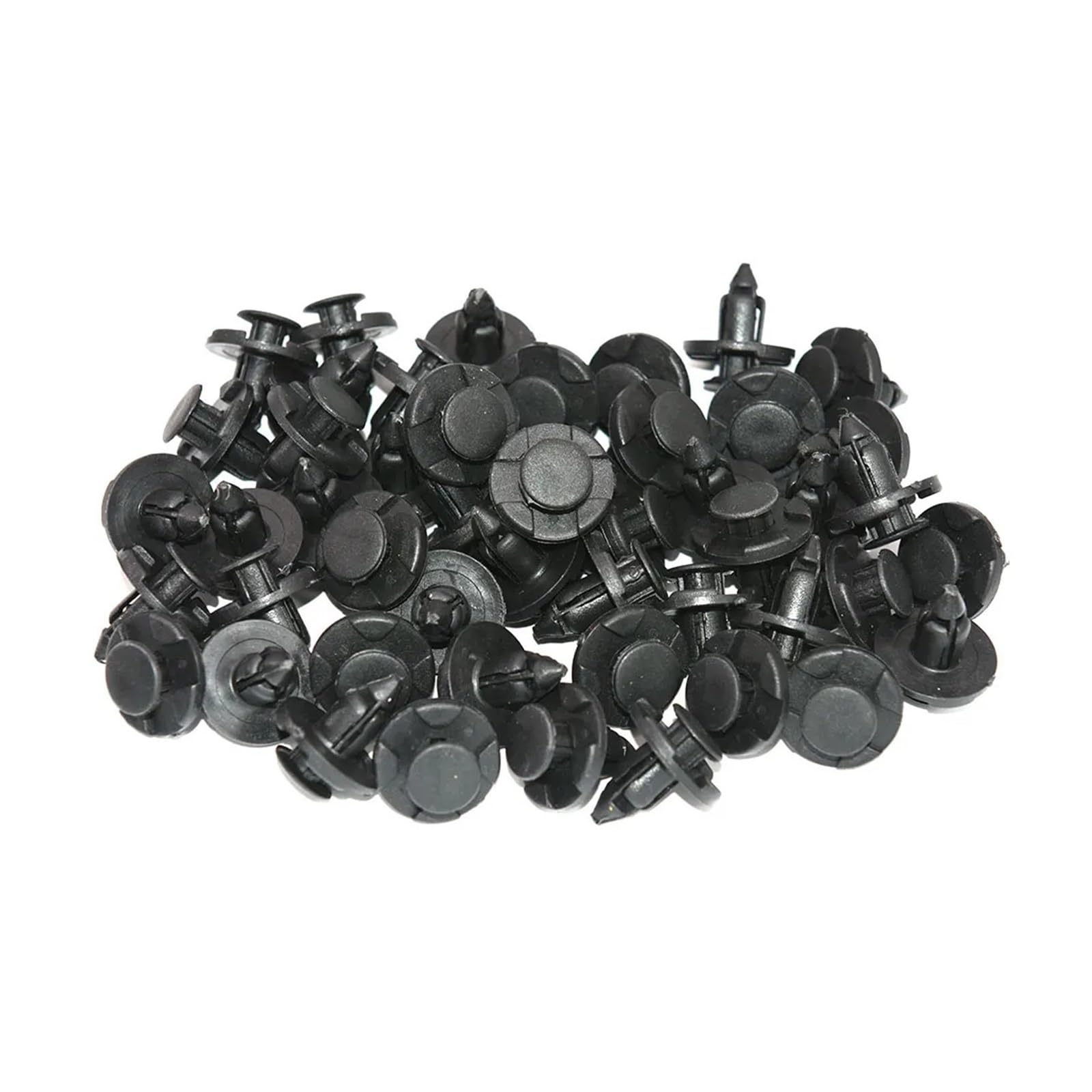 KXFVYNE 10 20 30 40pcs Plastic 8mm Car Clips Fastener Rivet Retainer(30pcs one Set)