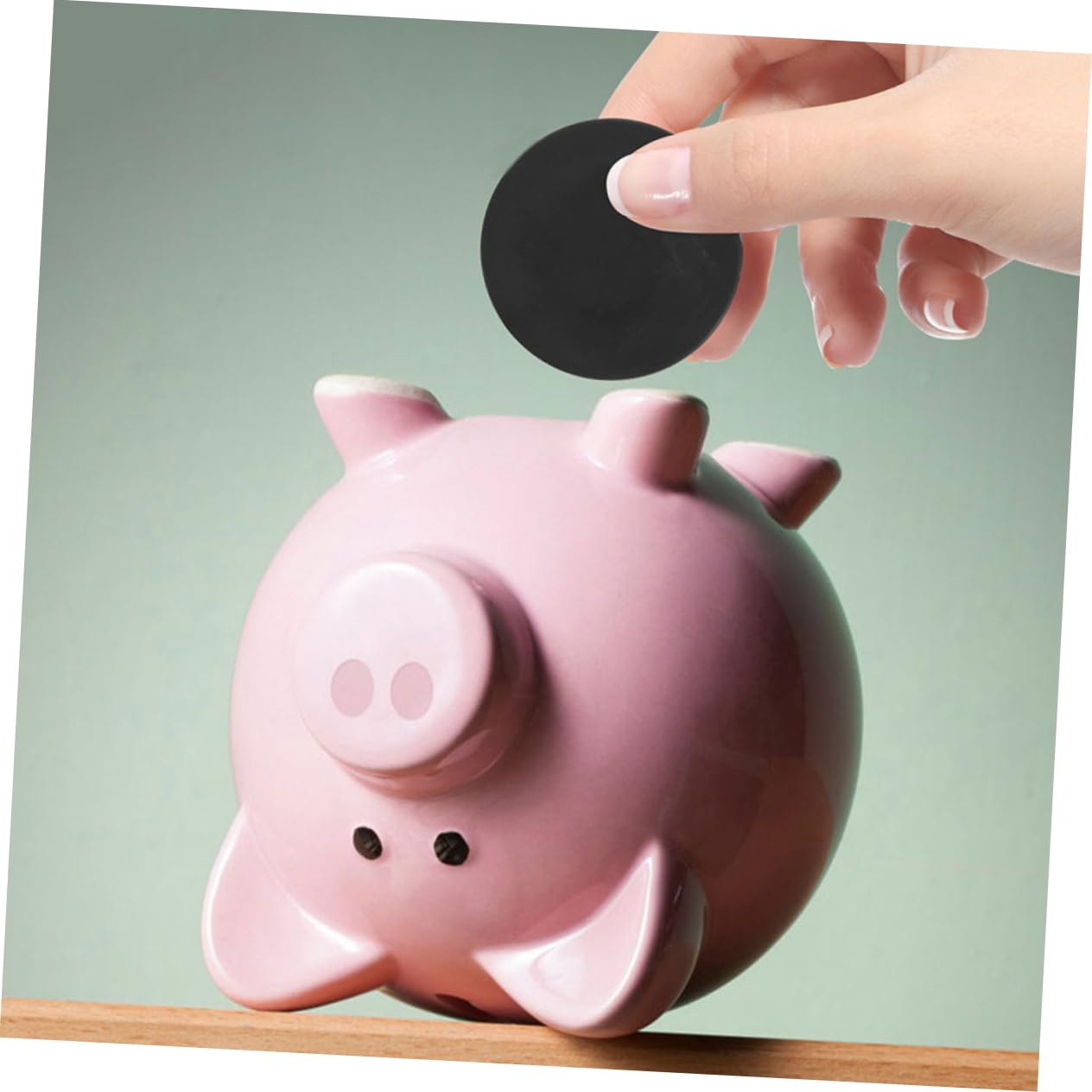 LIOOBO 10Pcs Rubber Piggy Bank Plugs Stoppers for Money Saving Boxes Easy to Install Caps Compatible with Plaster Figurines Secure Coin Storage