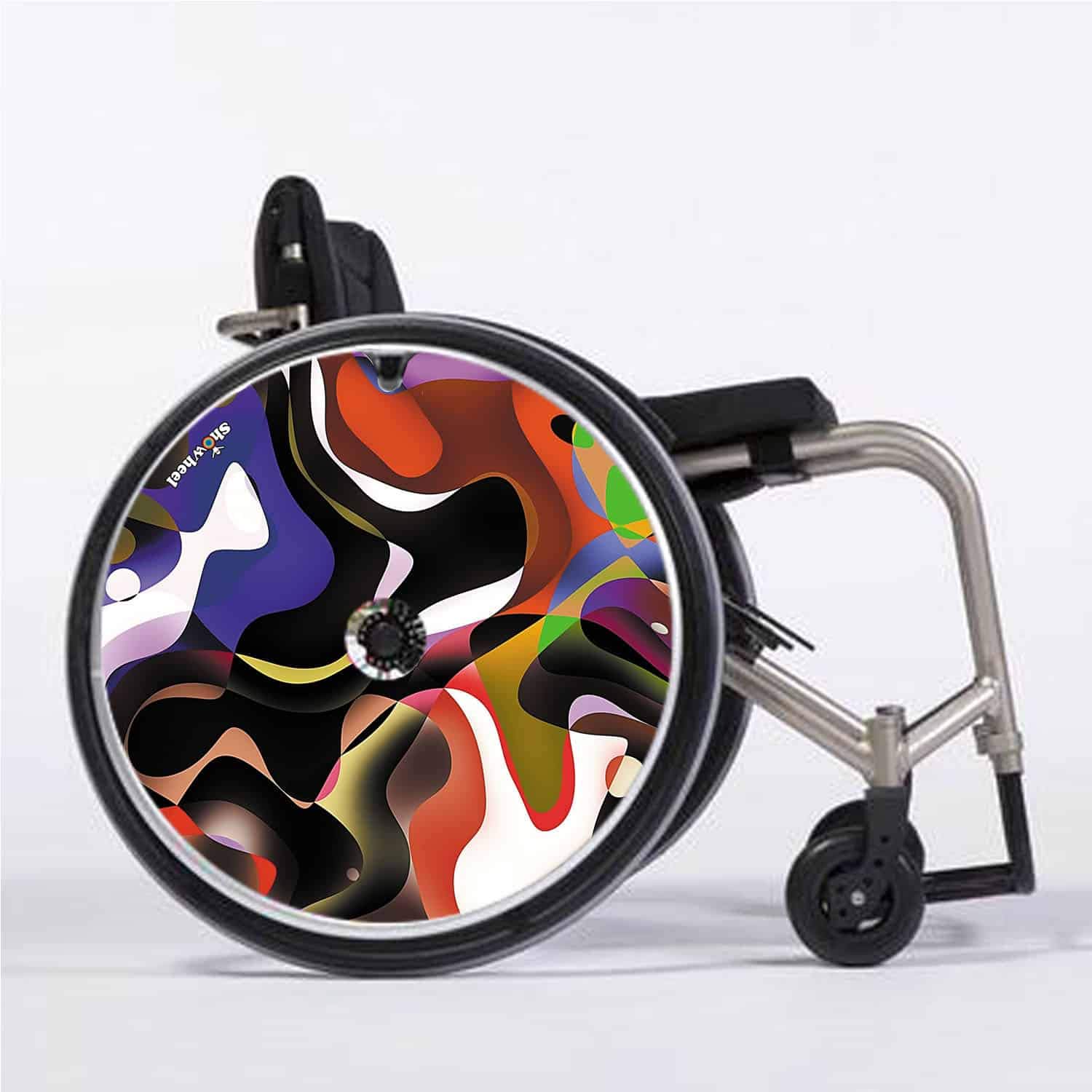Cubre Radios Silla de Ruedas (Par) para Aro Impulsor 49,51 a 50,50cm de Diámetro Exterior con Fijaciones Planas - Méli mélo