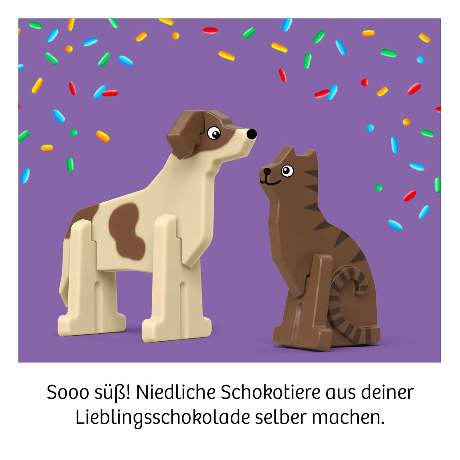 Kosmos 658342 Schoko-Tiere zum Selbergießen, DIY-Set, Mädchen und Jungen ab 8 Jahre, Kindergeburtstag, Schokolade gestalten für Kinder, wiederverwendbare Gießformen, Schoko Labor - 3