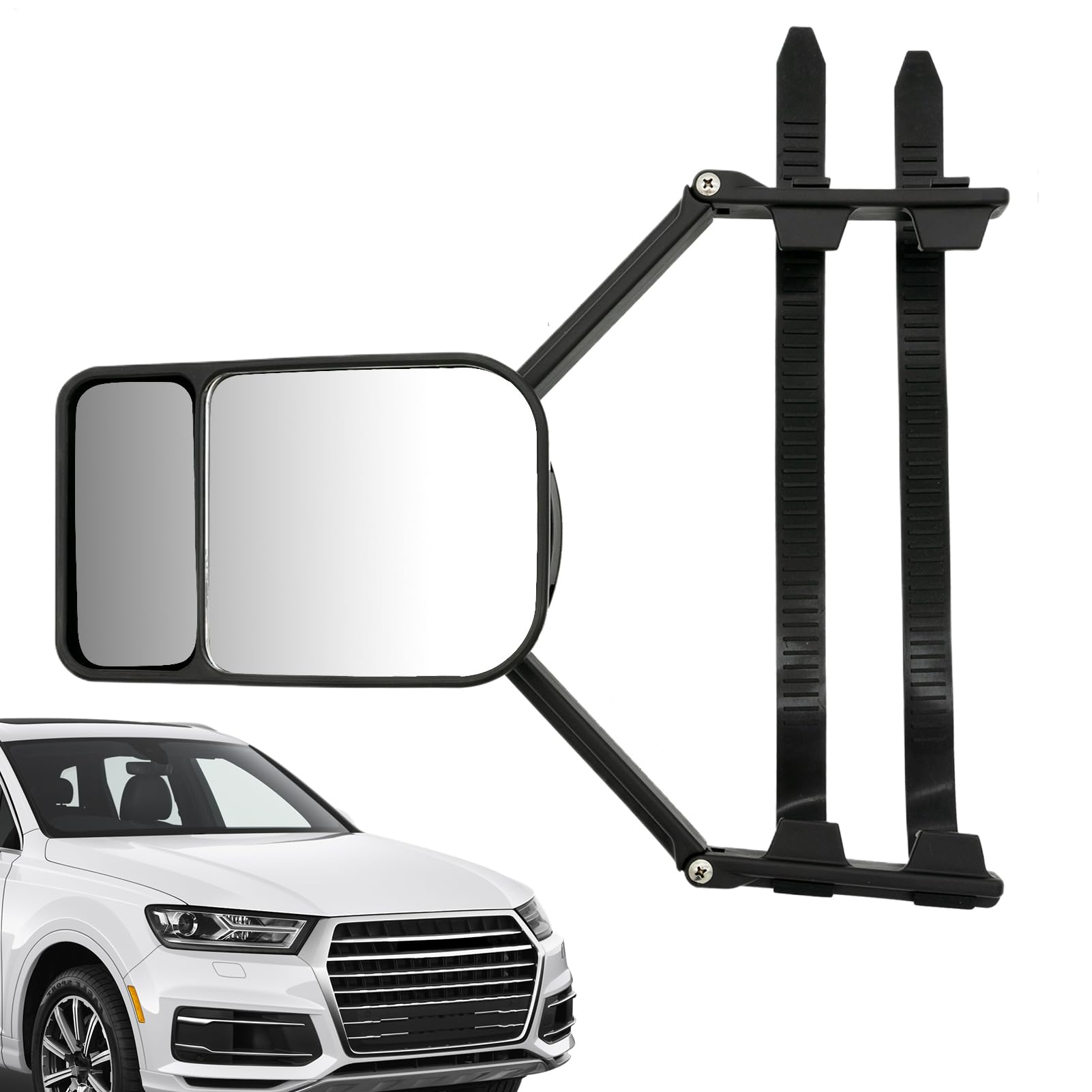 Espejo lateral para remolque y extensión ajustable de retrovisor para camión con rotación 8