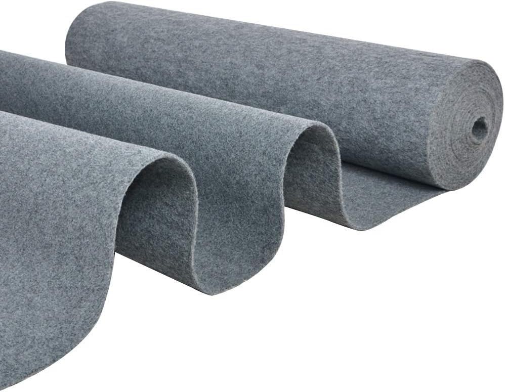 Tapis gris épais en rouleau 5.5mm pour allée escaliers bureau