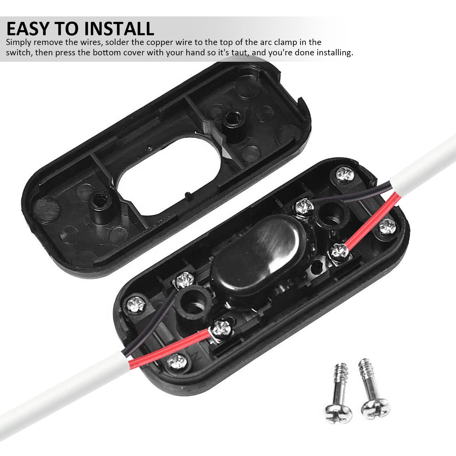 4 Pieces Of Push-In Switches, Rocker Switches, Rocker Switches, Bipolar Switches, Universal Inline Switches - Image 3
