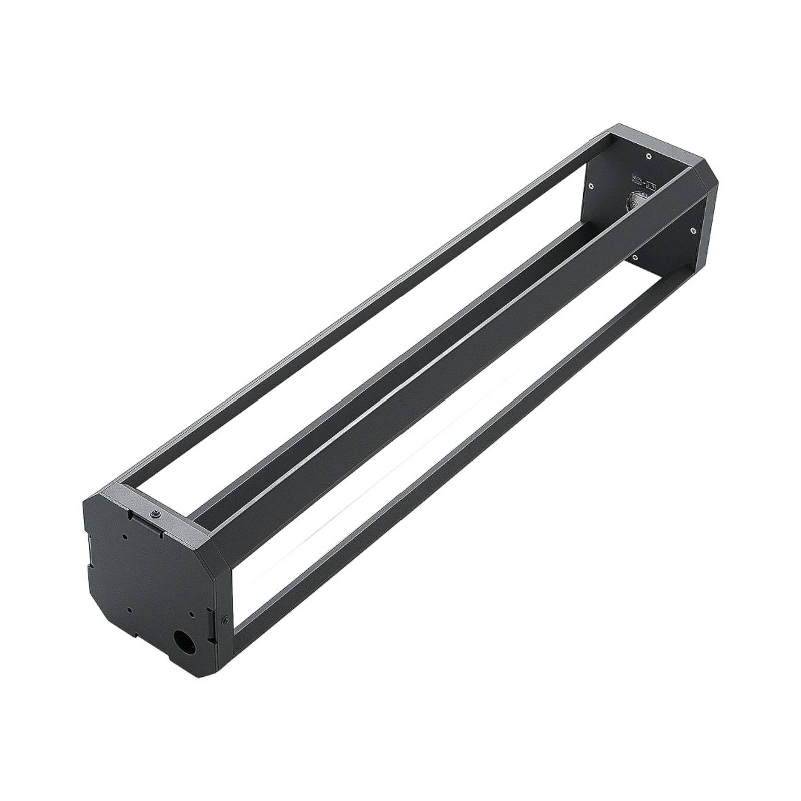 Lucande LED Lámpara para exterior Fery (Moderno) en Gris hecho de Aluminio (1 llama, iluminación senderos, baliza farola