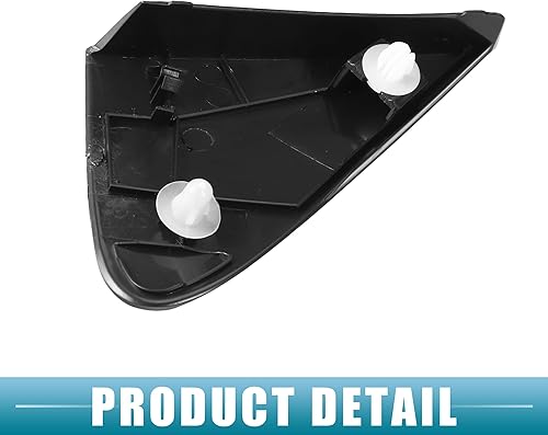 Miniatura 7 de A ABSOPRO Espejo de puerta delantera izquierda esquina Fender Triangle Cover No.6011812010 para Toyota Corolla 2007-2013 plástico negro