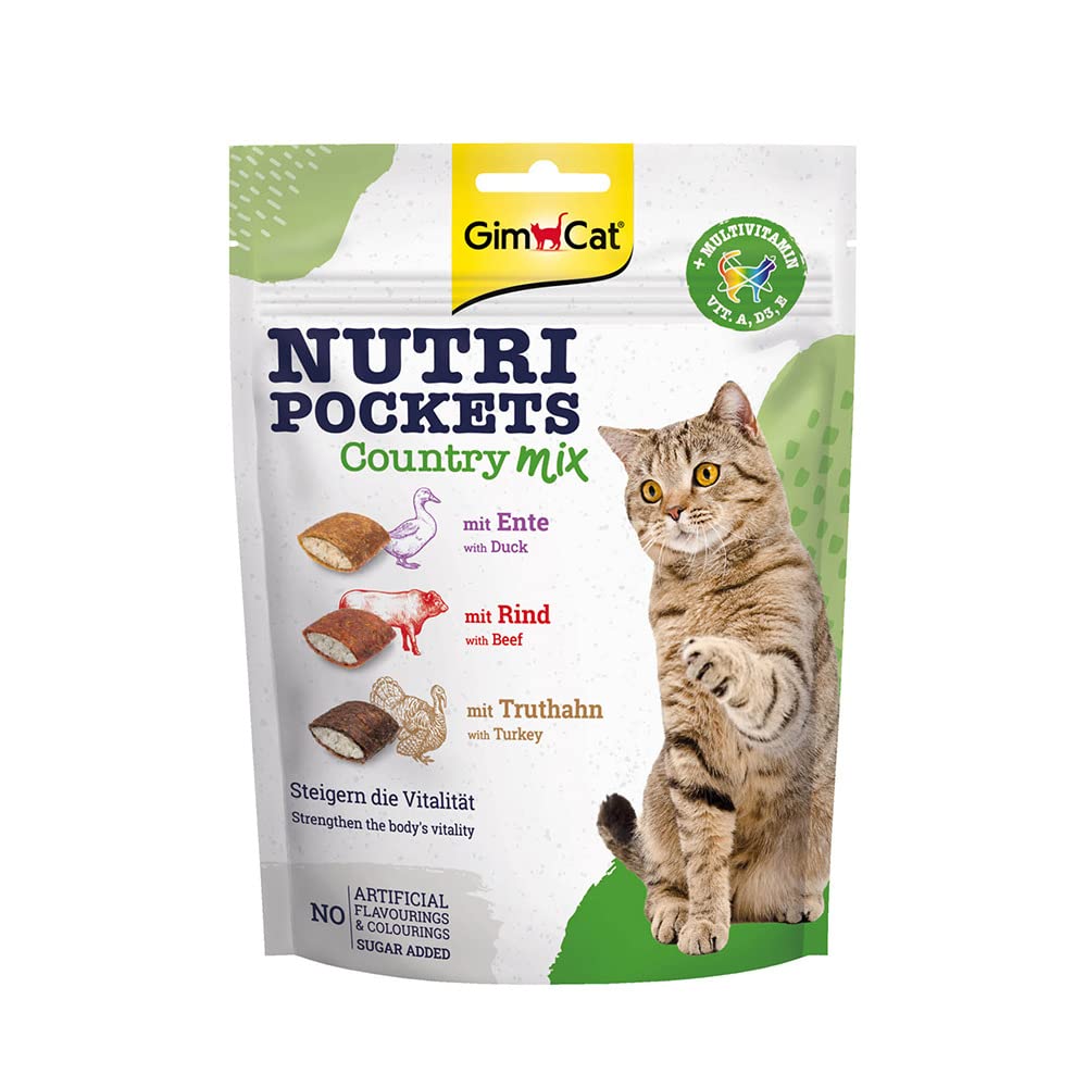 GimCat Kedi Ödül Tableti Nutri Pocket Country Mix 150 gr