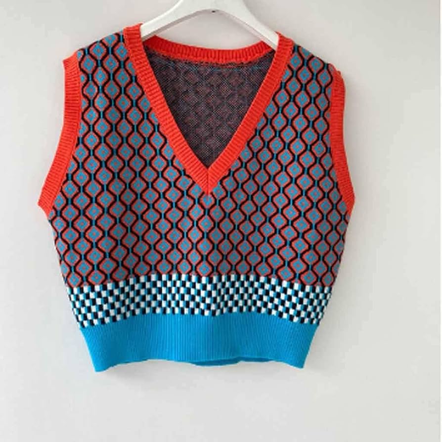 Amazon.co.jp: JJZXD Sweater Vest Women Autumn Winter V Neck