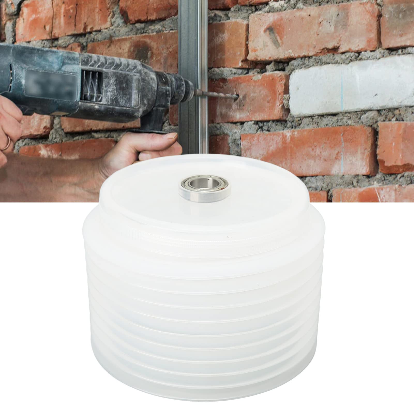 Cubierta Antipolvo Para Taladro, Recogedor De Polvo Para Perforar, Modelo Largo De Silicona Para Techo Y Paredes