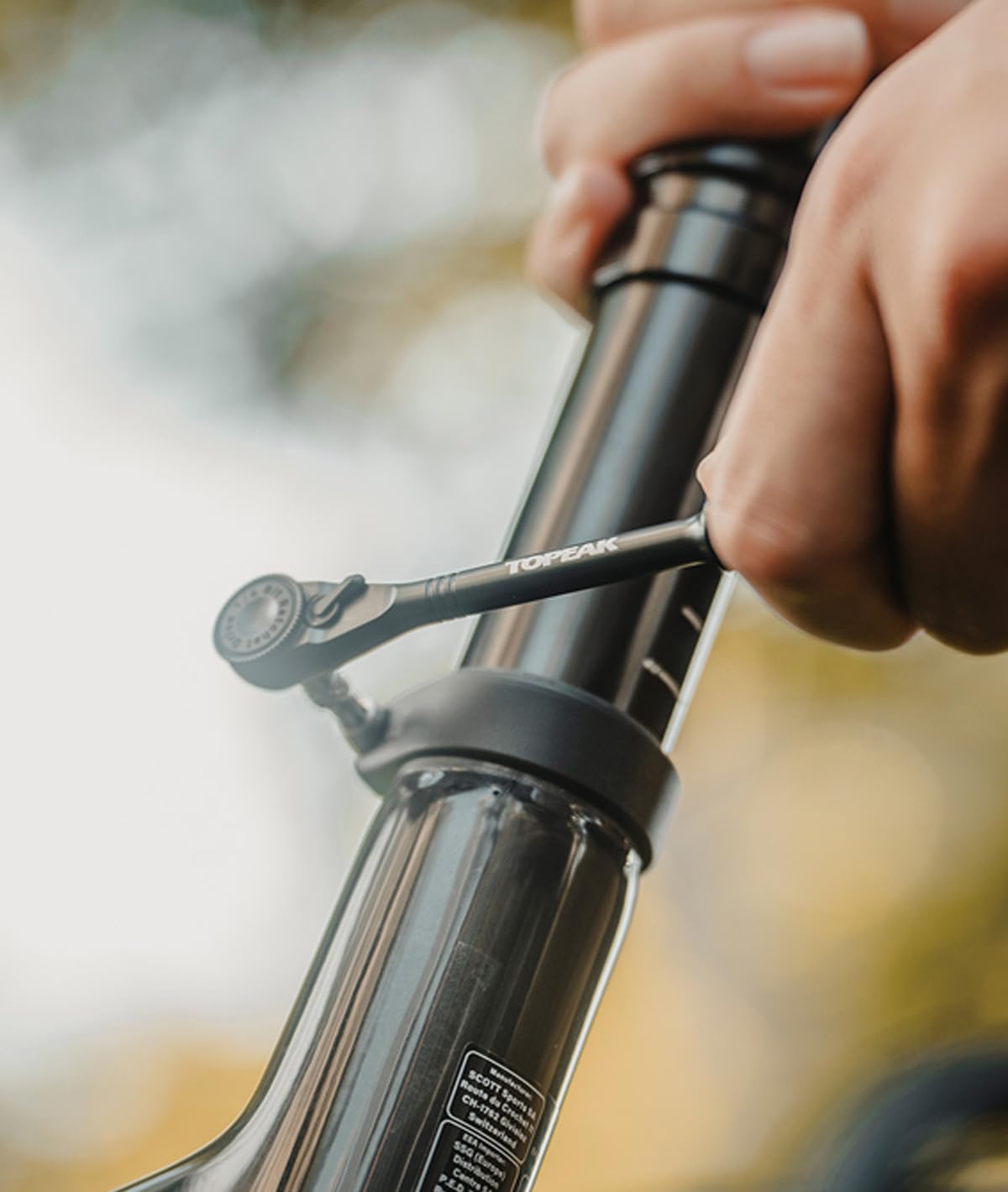 Topeak Herramientas de Mantenimiento Ratchet Toolbar Aluminio, Negro