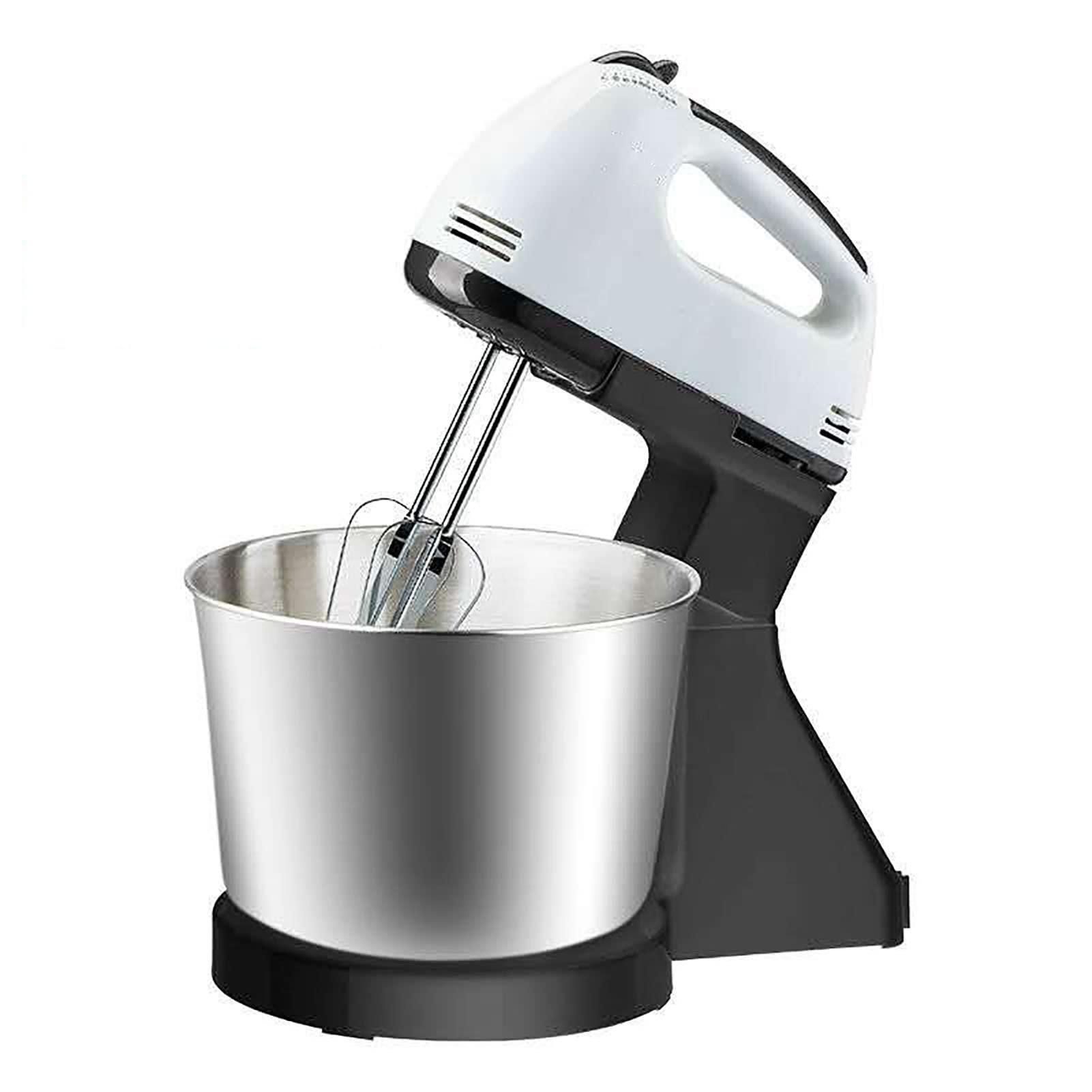 Electric Egg Beater Mixer Electronic Whisk Adjustable Speed Food Cream Mixer Stainless Steel Household Hand Blender US Plug