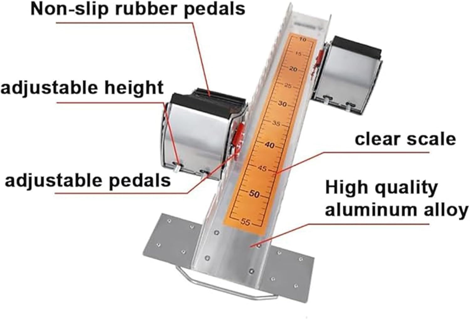 Leichte Aluminium-Startblöcke mit rutschfesten Pads für Laufwettbewerbe und Leichtathletik