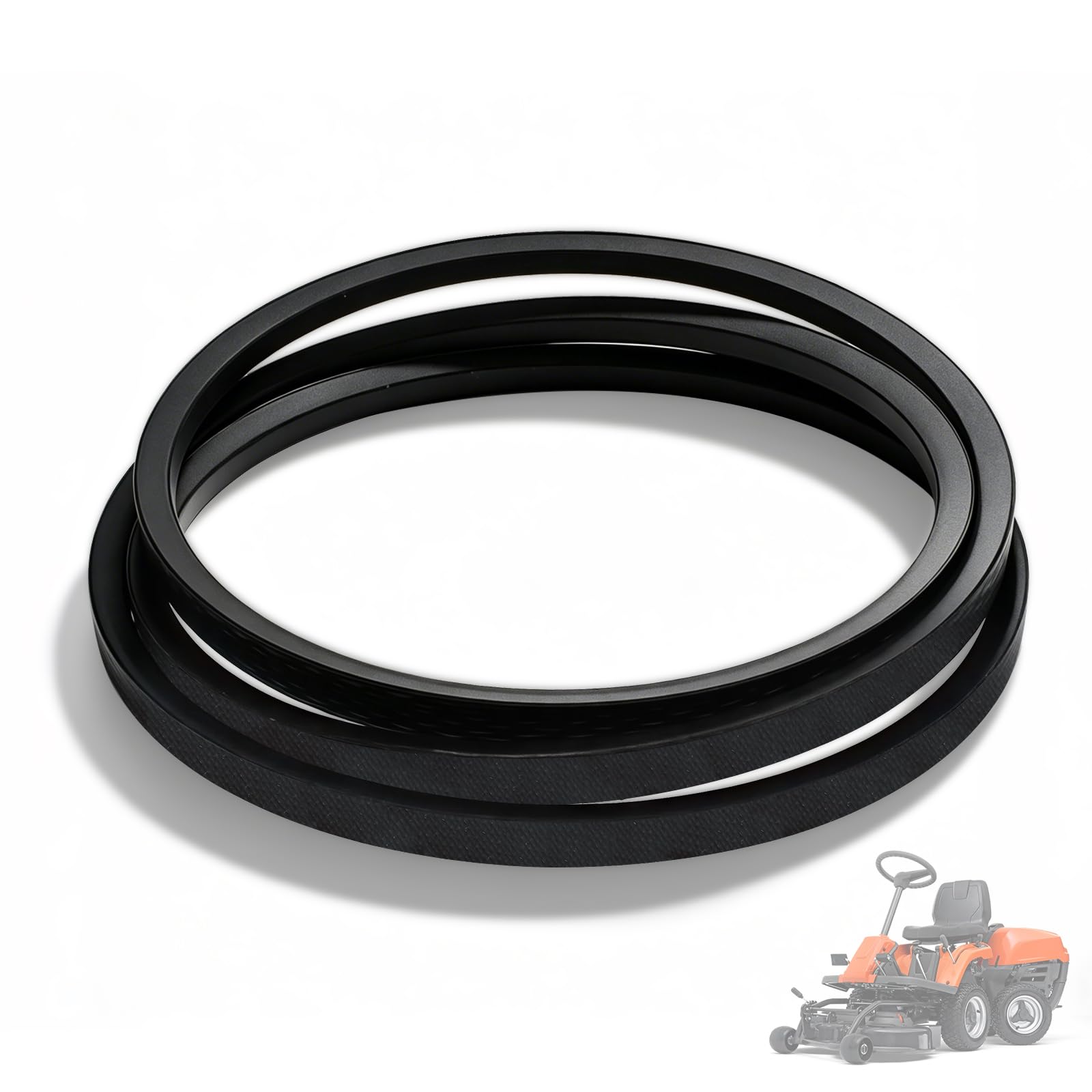 Adatta per Husqvarna Rider Cinghia Rasaerba 594977801 per Piatto di Taglio e Albero Intermedio, Ricambio Resistente all'Usura, Compatibile con R214C R213C R216 AWD R214T per Manutenzione Giardino