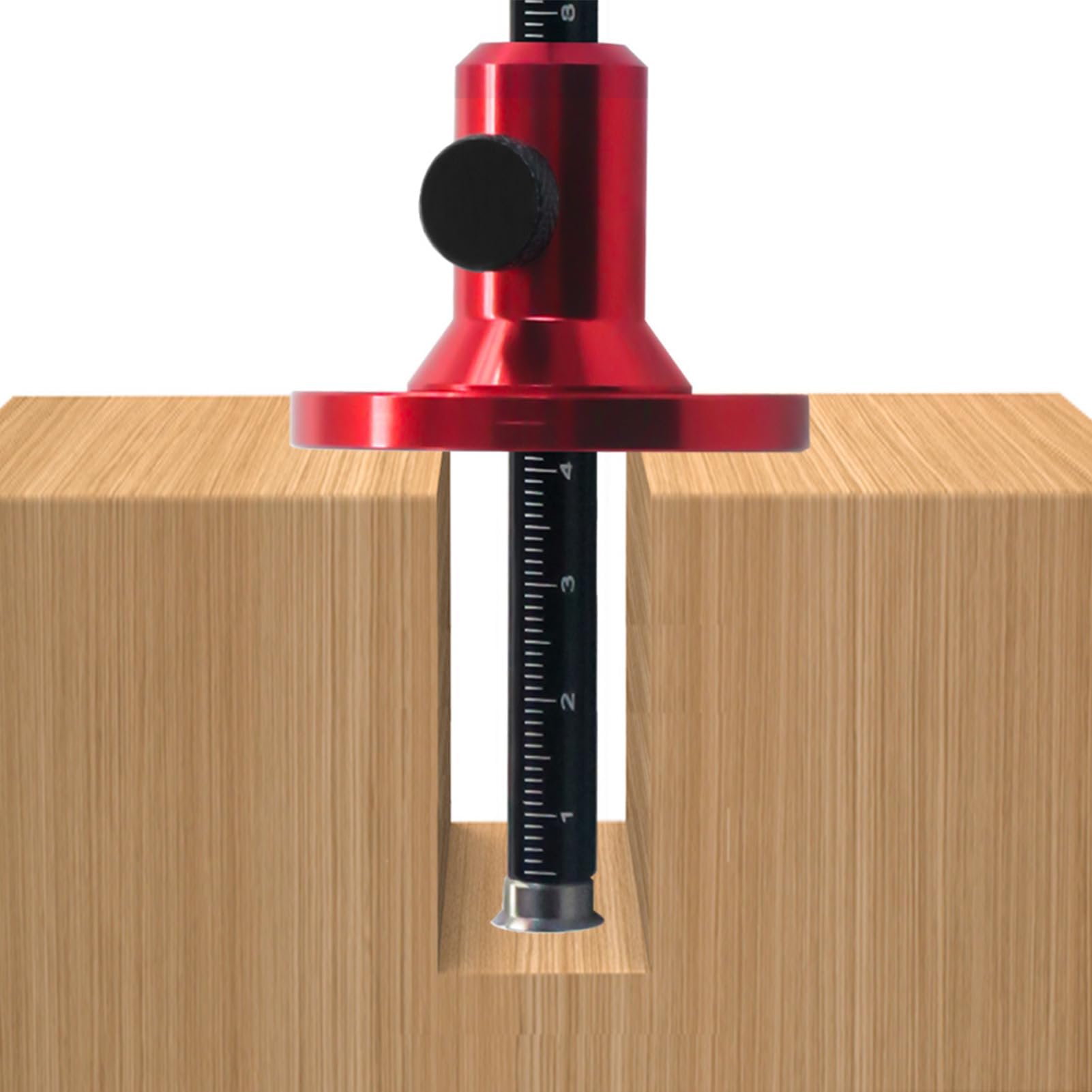 Fafeicy Wheel Marking Gauge, European Aluminum Alloy Scriber Woodworking Mortise Parallel Scribing Tool with Knurled Knob, Metric and Inch Scales — Amazon image 7